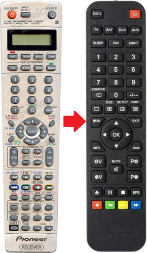 Telecomando ricambio per - ricambio,