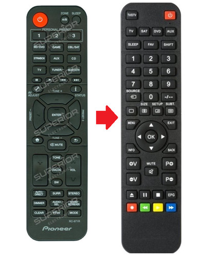 Telecomando ricambio per - telecomando,